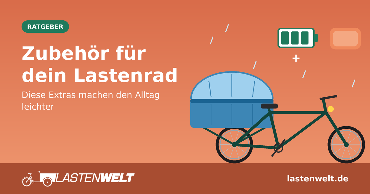 Zubehör fürs E-Lastenrad – diese Extras machen den Alltag leichter