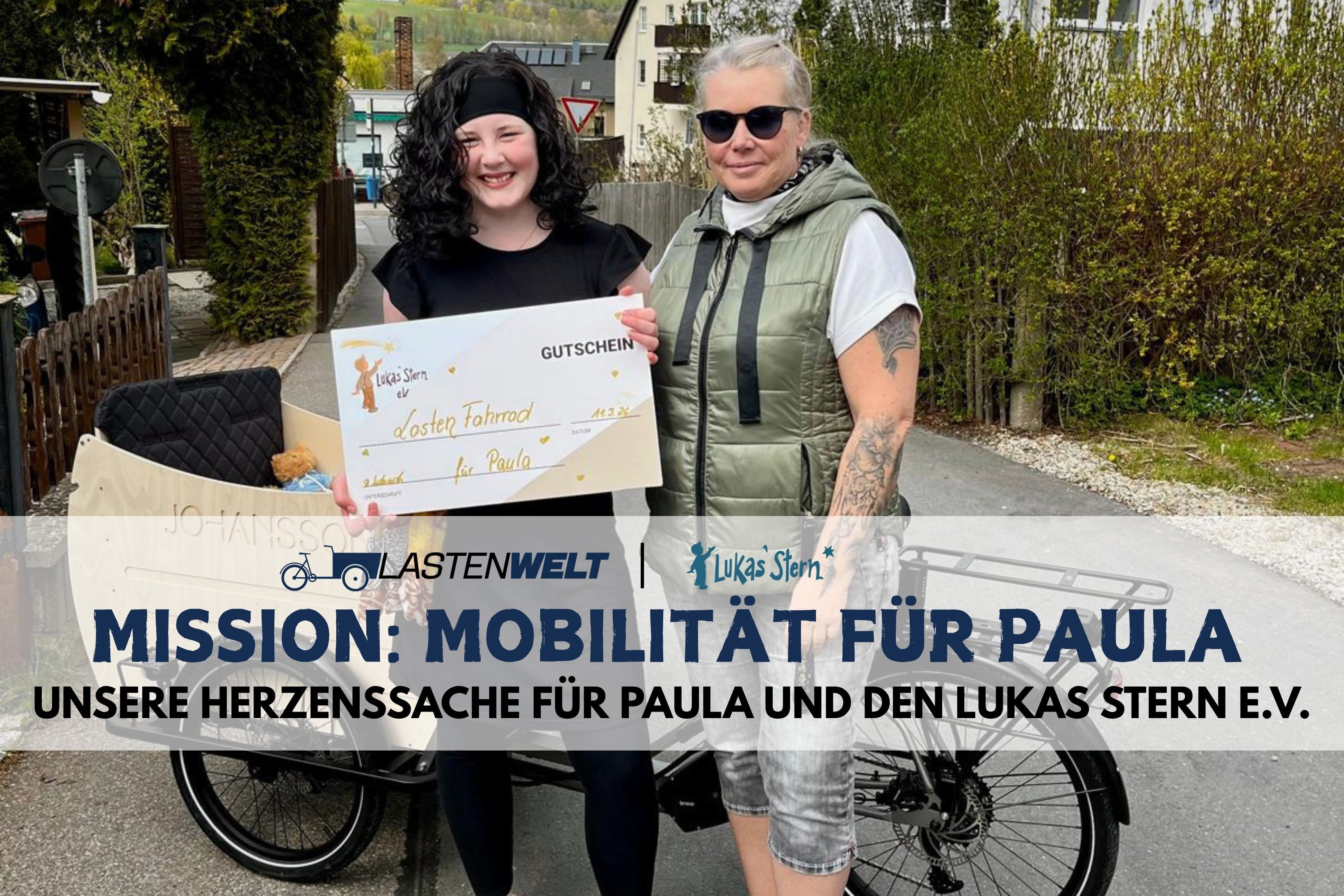 Ein Lastenrad für Paula – Gemeinsam Herzenswünsche erfüllen